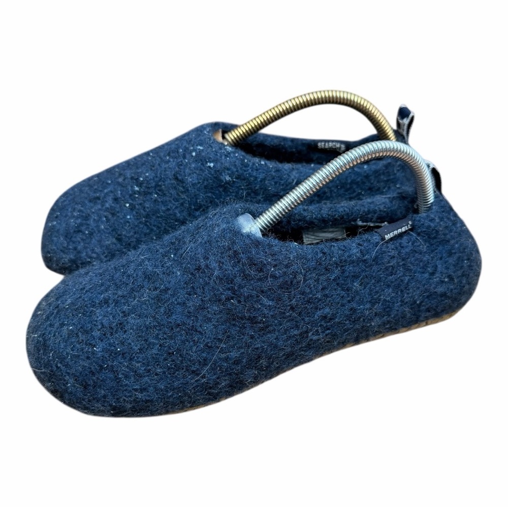 Merrell Slippers men 8 Blue Wool Ankle Boot Leather